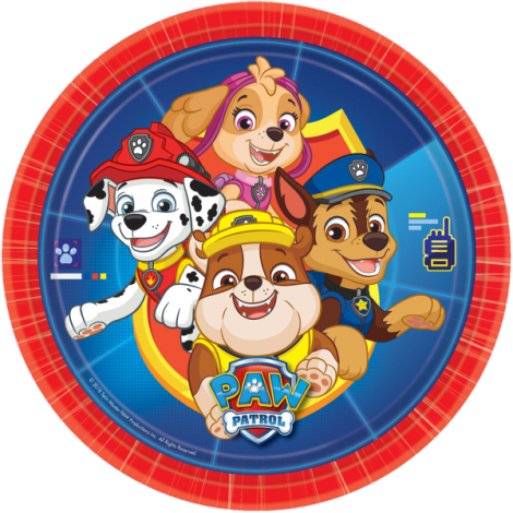 Farfurii Petrecere Paw Patrol Amscan, 8 Buc