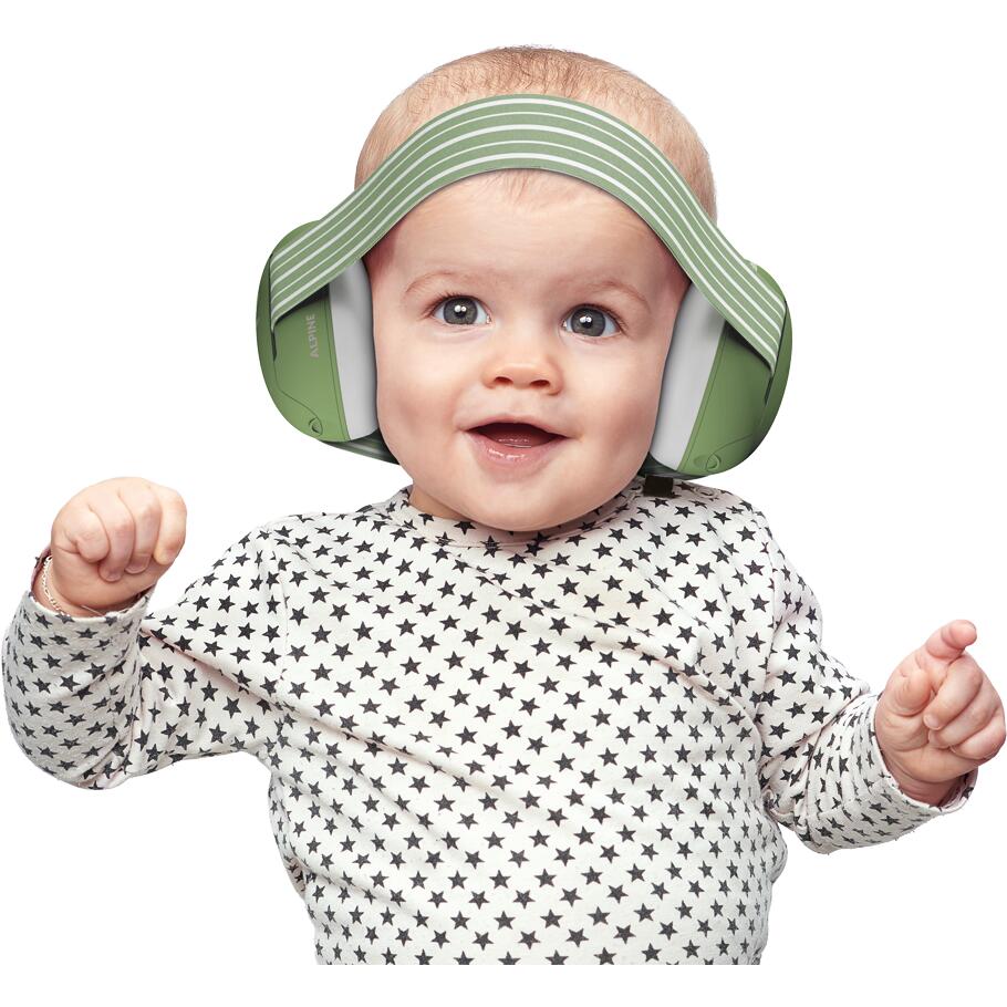 Căști Antifonice Bebeluși Alpine Muffy Baby Verde - imagine 2