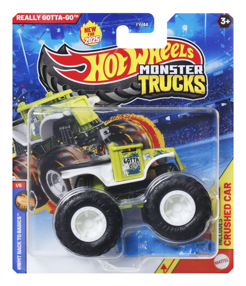 Hot Wheels Monster Truck Really Gotta Go 1:64