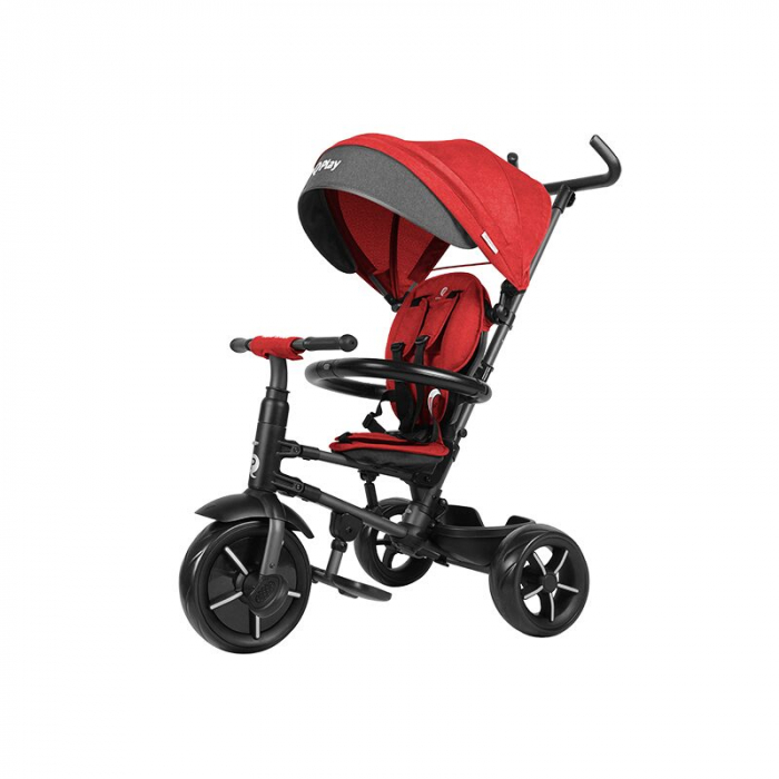 Tricicleta Qplay Rito Star Rosu Pliabila 10m-3Ani