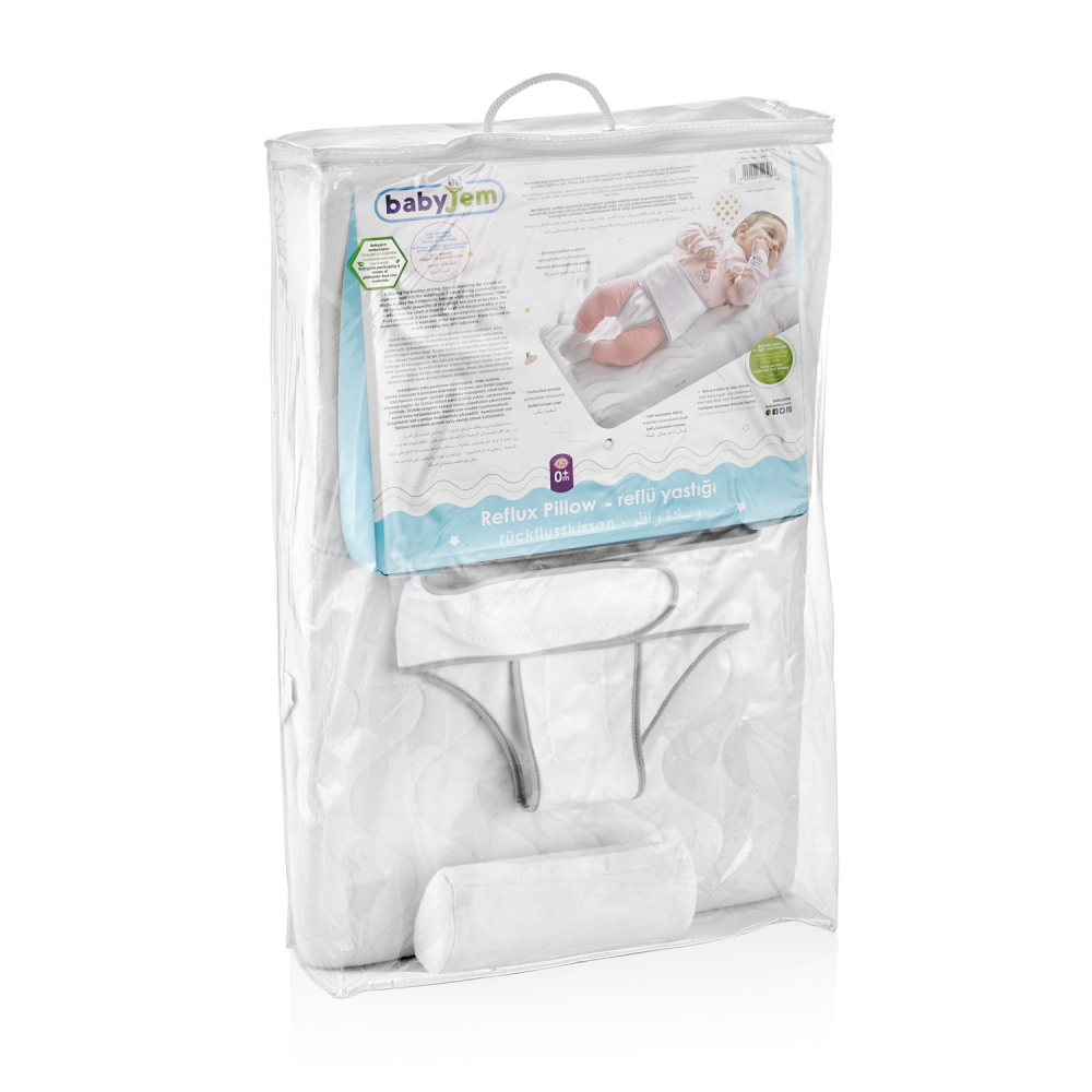 Babyjem Salteluta Anti-Reflux Gri, Pozitionator - imagine 6