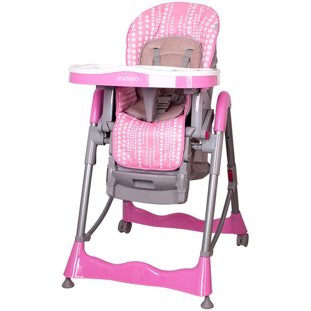 Scaun de masa Coto Baby Mambo Pink, Multifuncțional