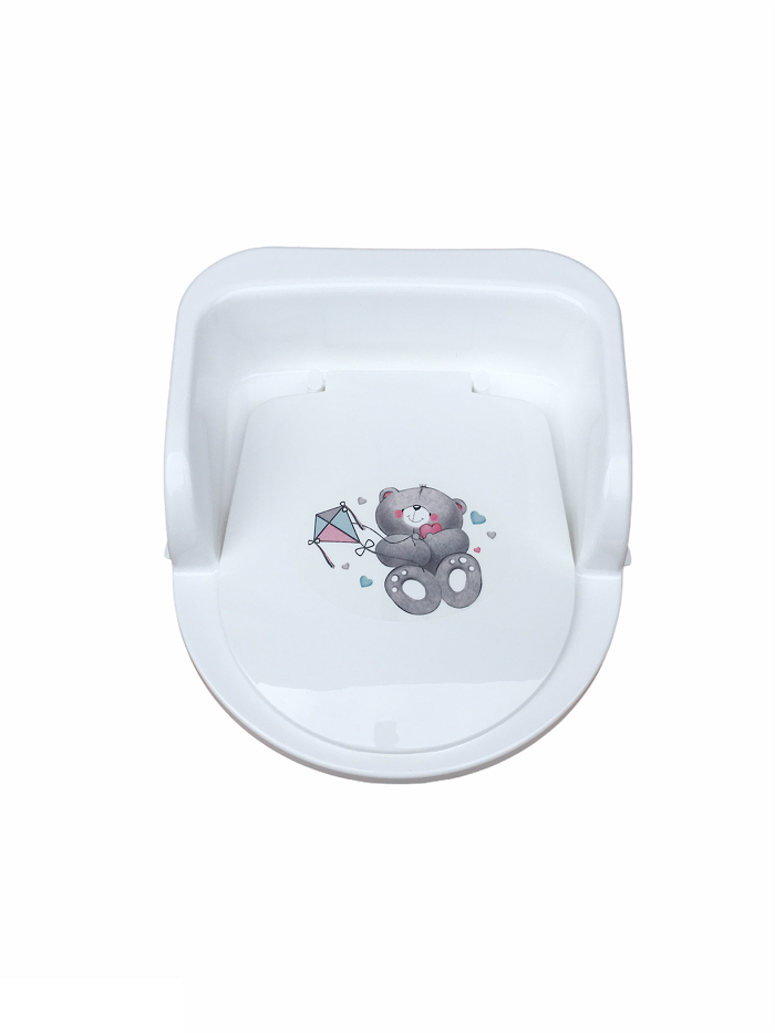 Minitoaleta Lorelli Bear White Igienică - imagine 4