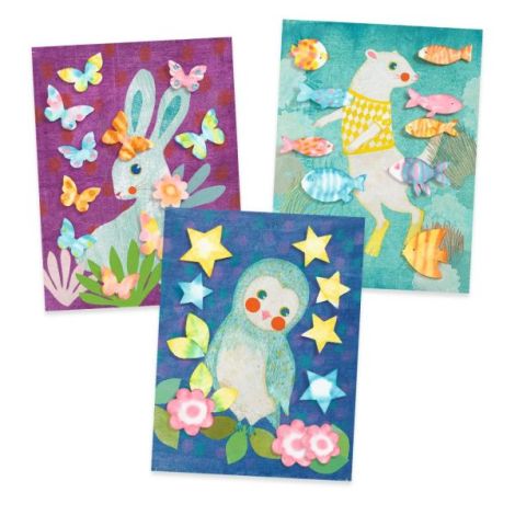 Joc Creativ Decorare Hartie Djeco 3-6 ani - imagine 2
