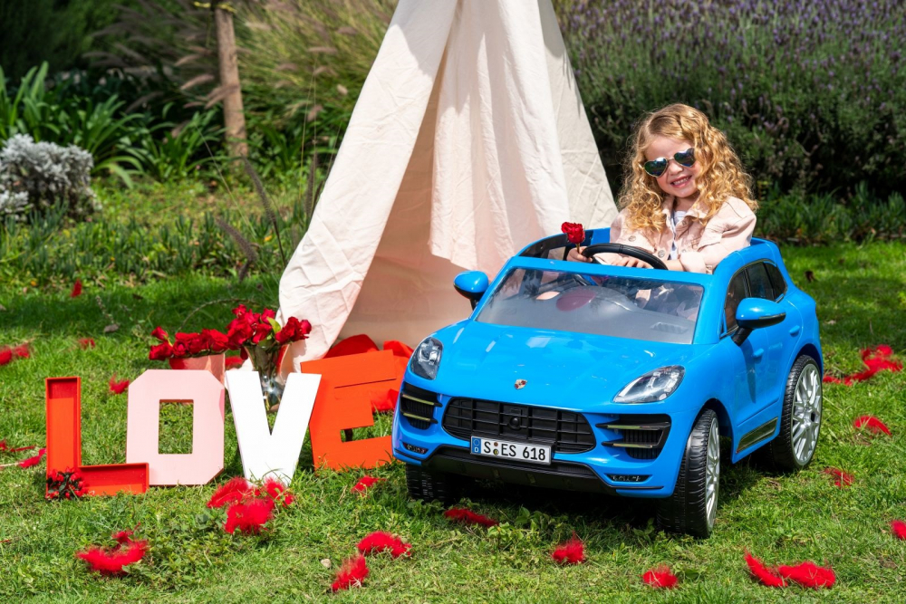 Rollplay Porsche Macan Turbo Electrica 70W - imagine 9