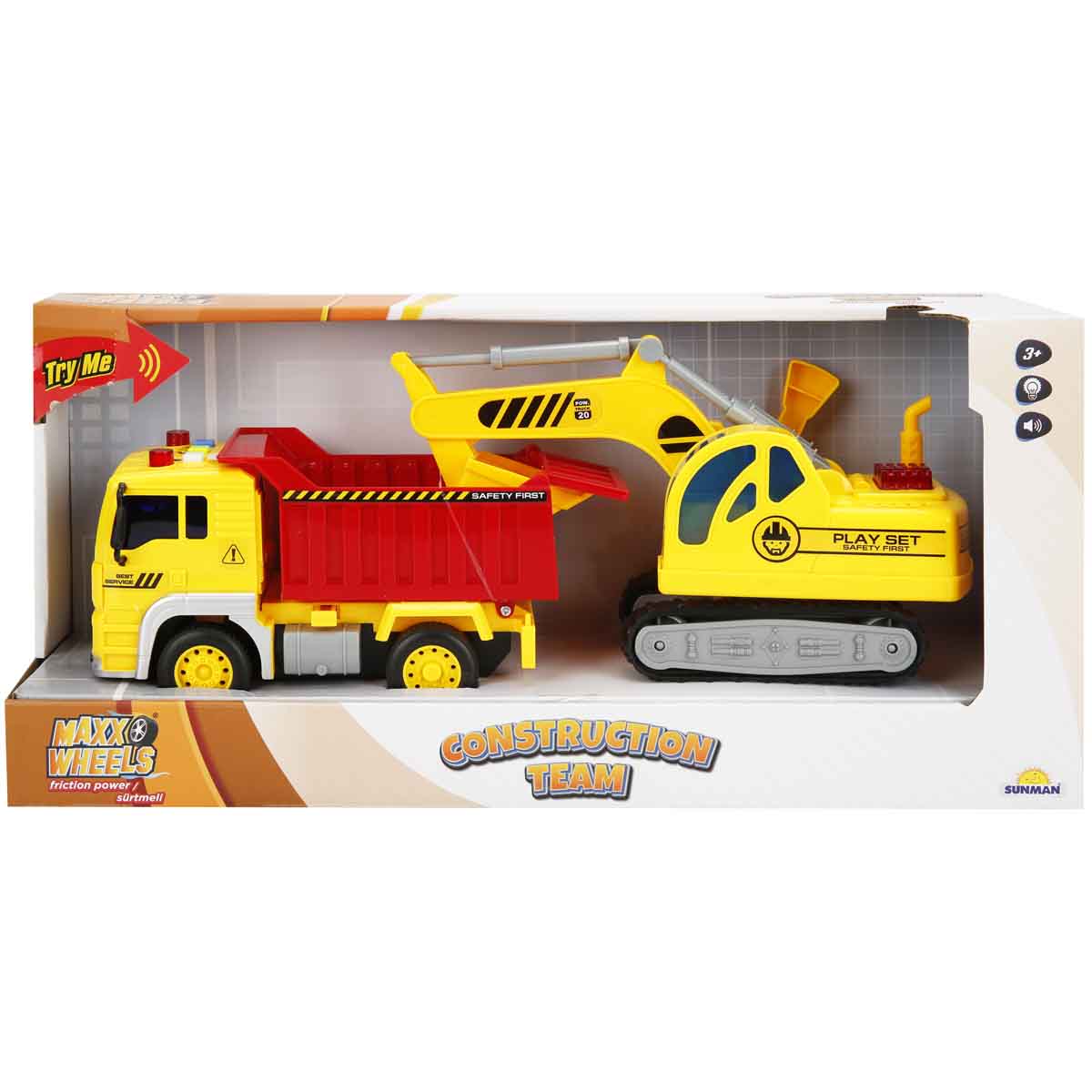Set Constructie Maxx Wheels 1:20 cu Sunet si Lumina