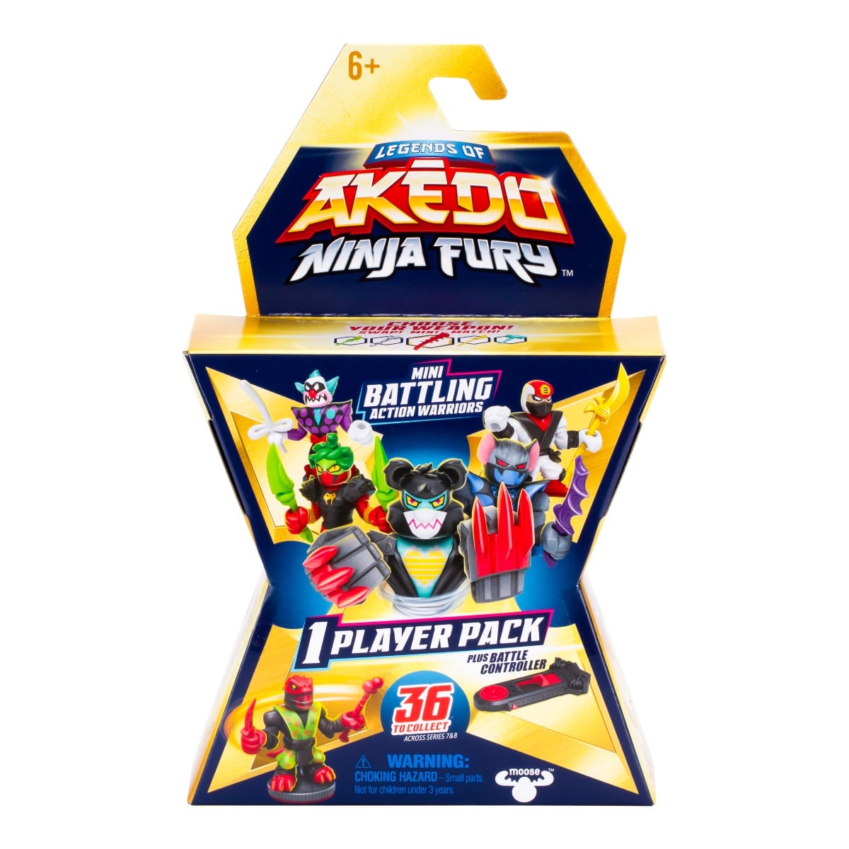 Akedo Ninja Fury Figurina cu Accesorii - Lupta Epică