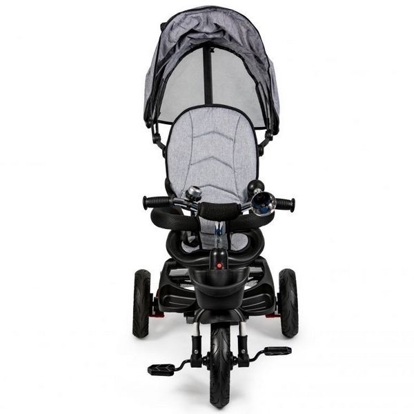 Tricicleta Ecotoys JM-311 Gri, Sezut Reversibil, 12 luni+