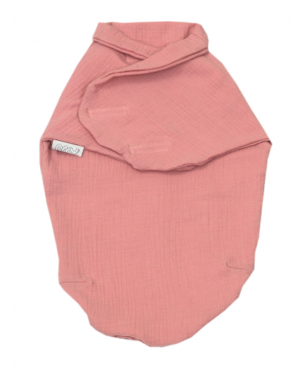 Paturica de înfășat Baby Swaddle Muslin Roz Amy