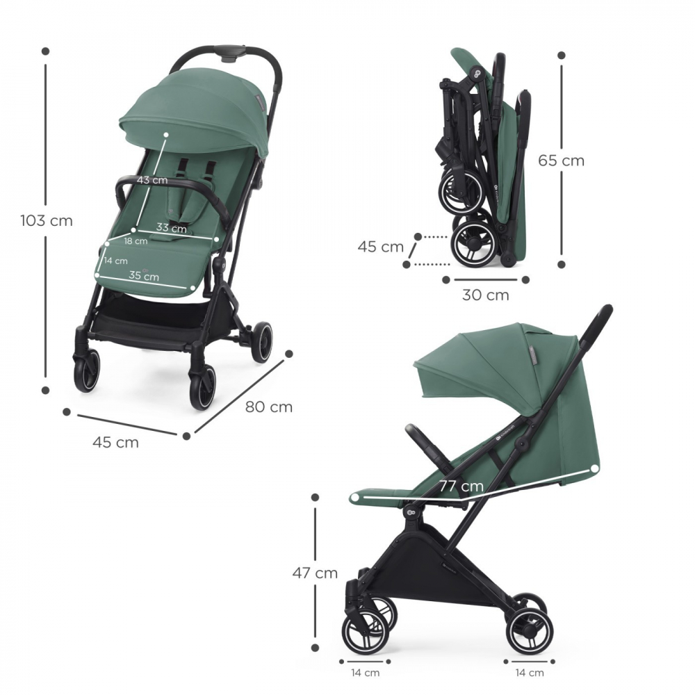 Kinderkraft Indy 2 - Carucior Sport Manevrabil - imagine 7