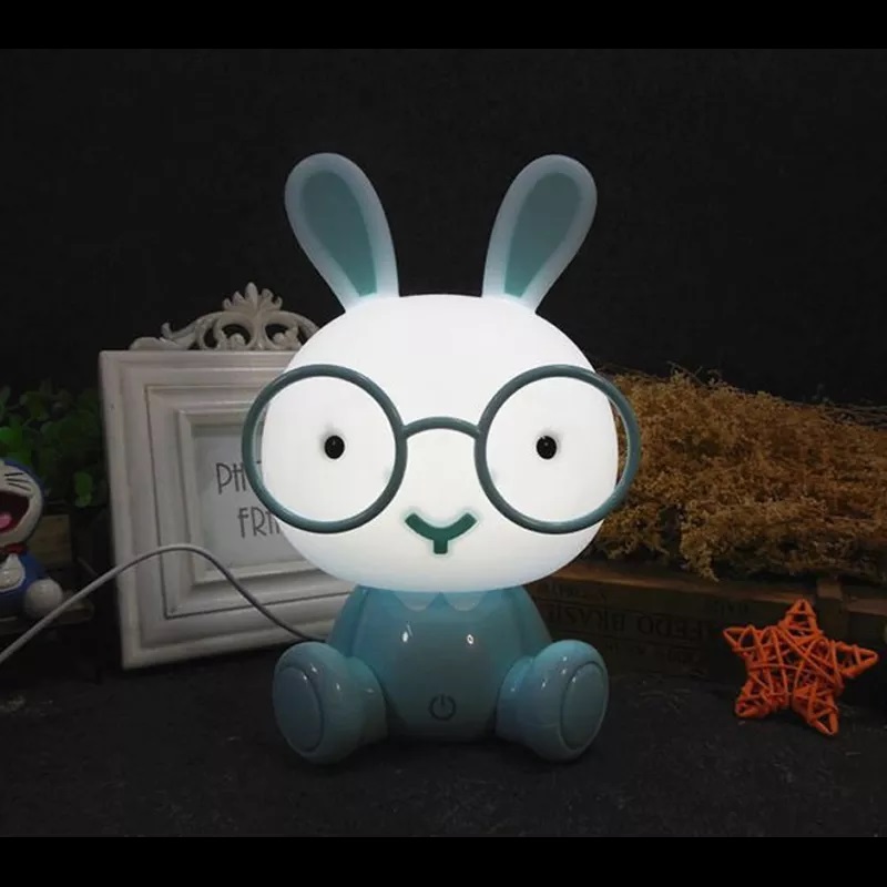 Lampa Veghe Iepuras Albastru Nicekids | Somn Linistit - imagine 7