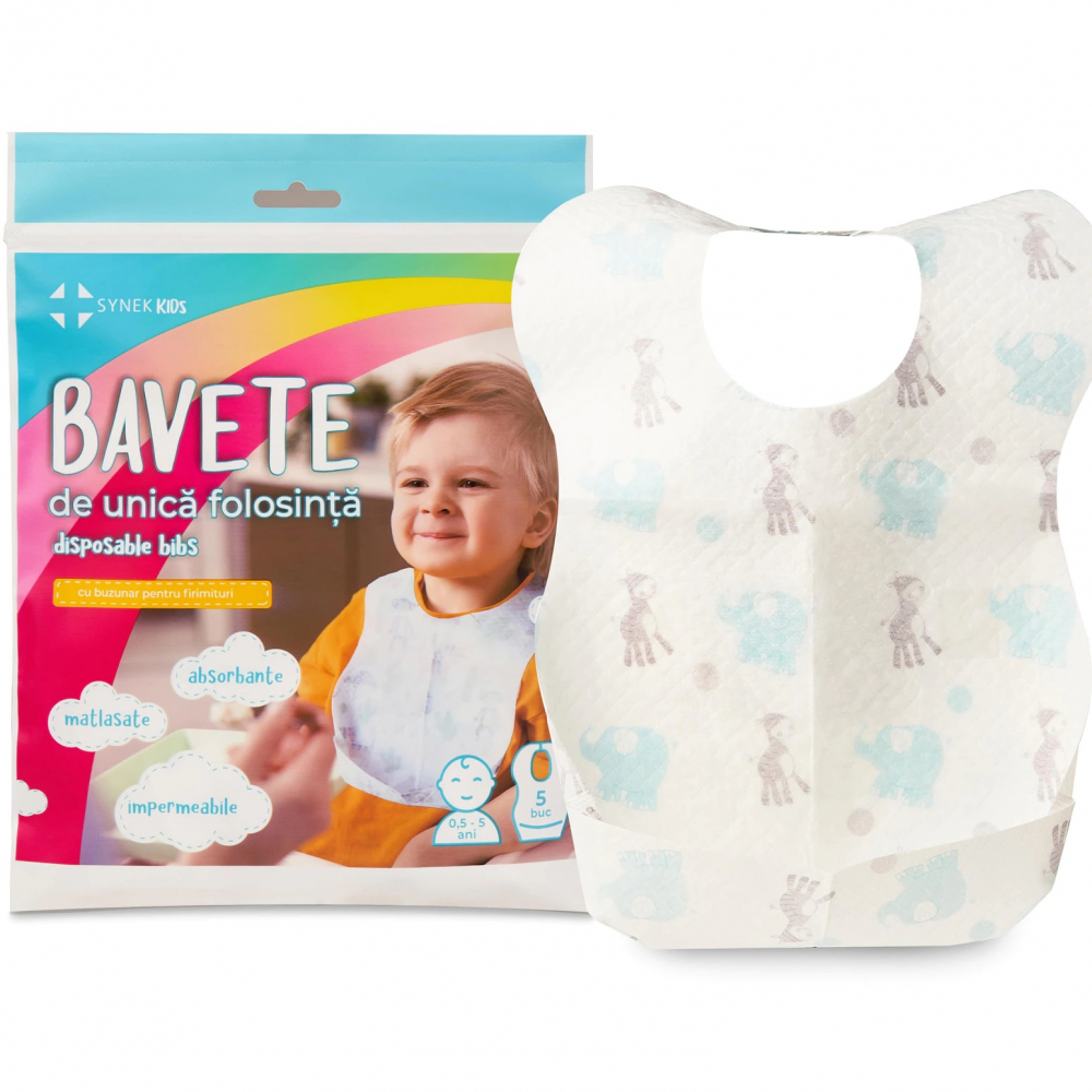 Set 5 Bavete Unică Folosință Synek - imagine 2