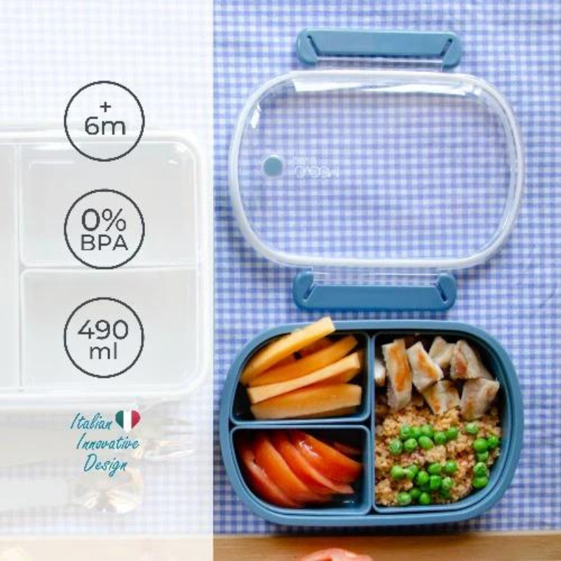 Nuvita Lunchbox Sage, 490ml | Prânz Copii - imagine 4
