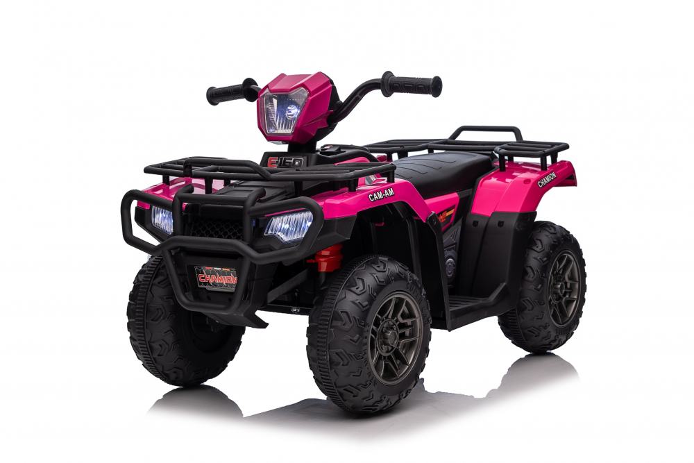 ATV Electric Nichiduta Pink 12V, Scaun Piele - imagine 6