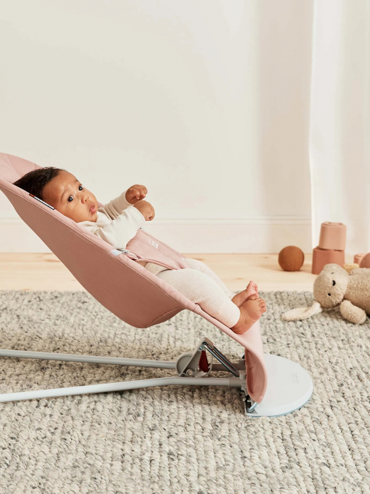 Balansoar BabyBjorn Bliss Pink, Ergonomic - imagine 7