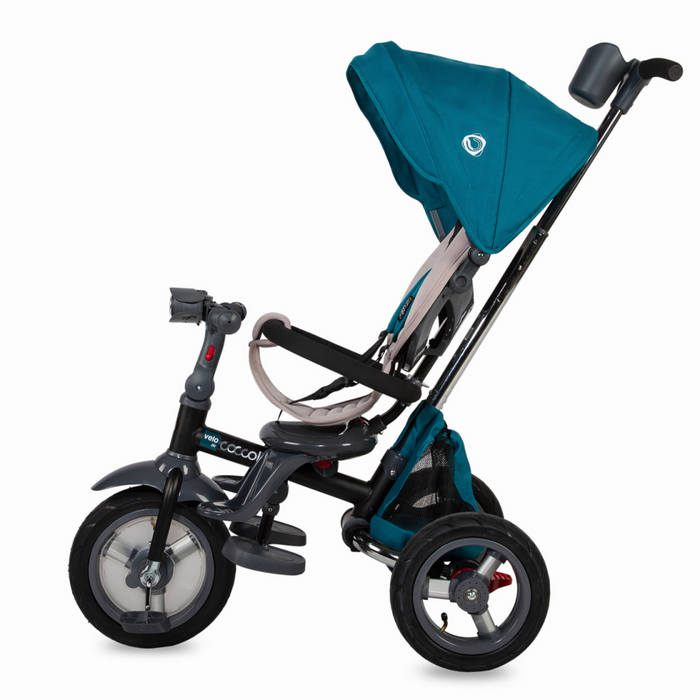 Tricicleta Coccolle Velo Air 4in1 Verde, Pliabila - imagine 3