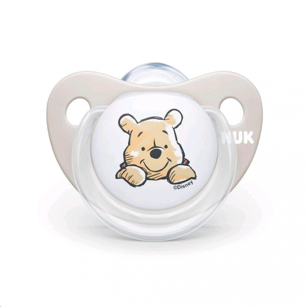 Suzeta NUK Disney Winnie, Silicon M2, Bej
