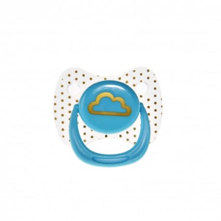 Suzeta Silicon Minut Baby 12+ Turcoaz - Confort Sigur - imagine 3