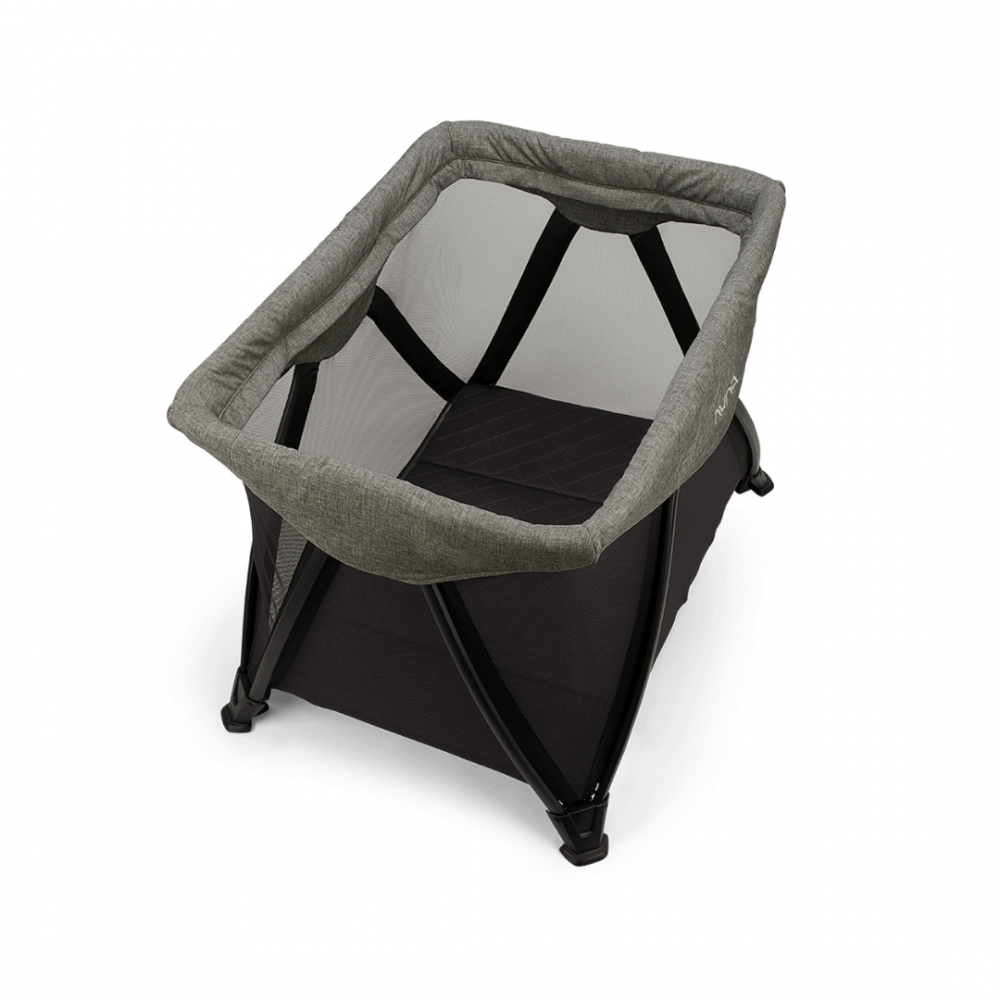 Patut pliant Nuna Sena Aire Charcoal | Confort și Stil - imagine 5