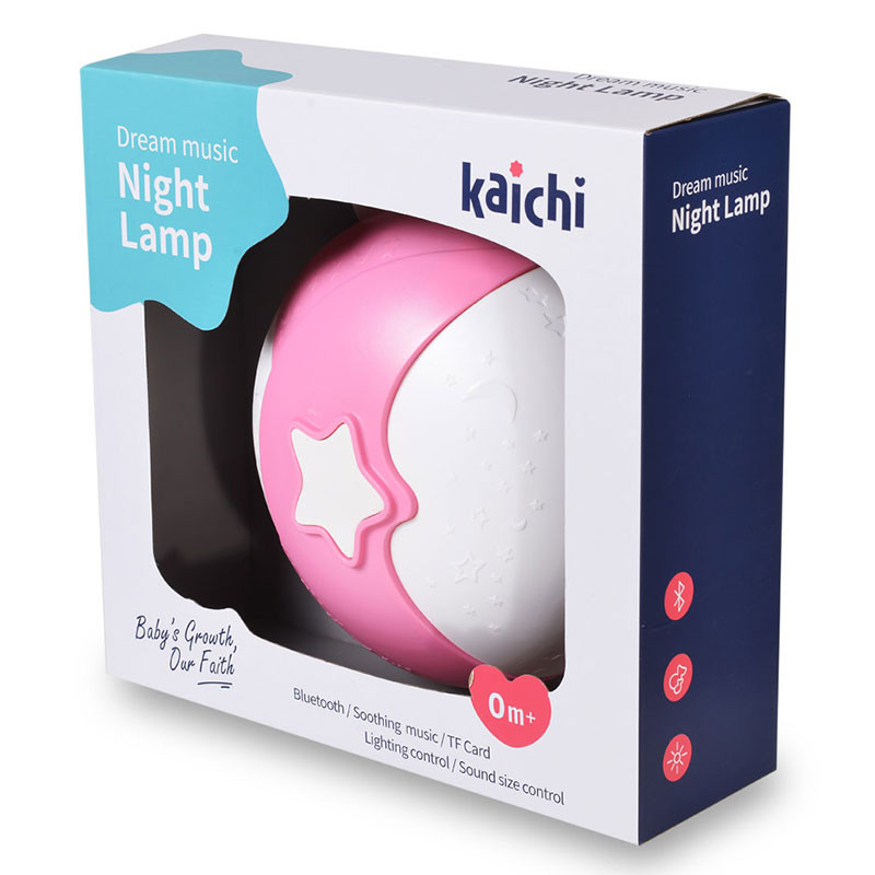 Lampa de veghe cu muzică Kaichi Dream Pink - imagine 4