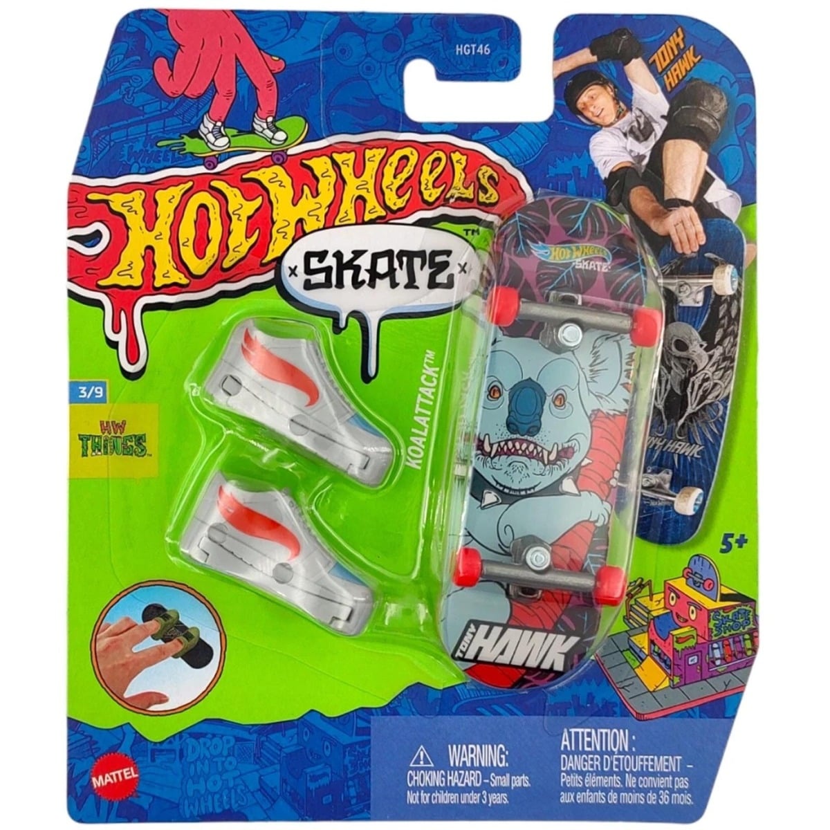 Set Skateboard Hot Wheels cu Pantofi