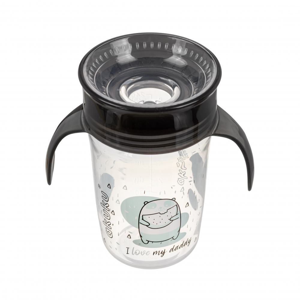 Cana Anti-Varsare Akuku Bear 360° 260ml - imagine 2