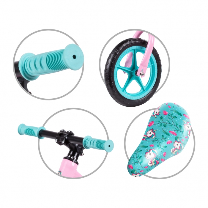Bicicleta Kidwell Unicorn 12" Fără Pedale - imagine 3