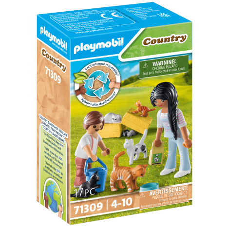 PLAYMOBIL Familie Pisici - Jucărie Creativă