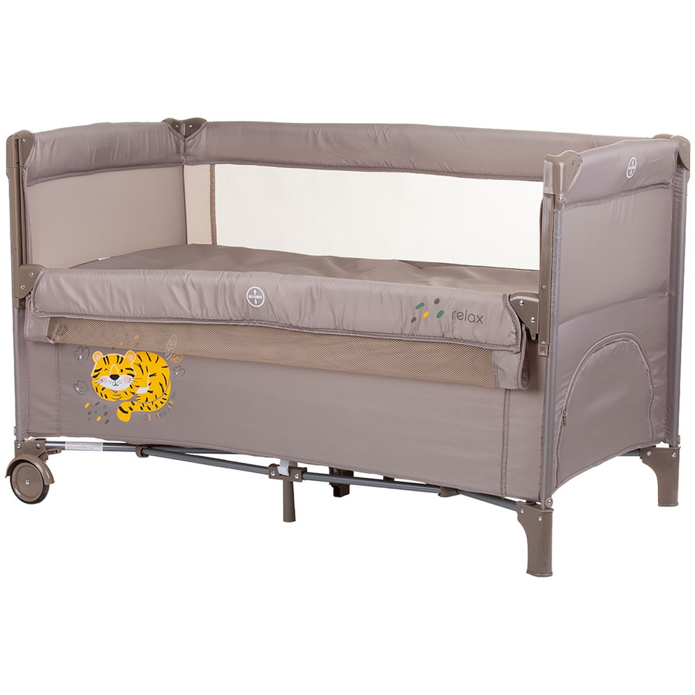 Patut pliabil Chipolino Relax cu laterala culisanta - imagine 3