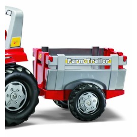 Tractor Rolly Junior cu Remorca Rolly Toys - imagine 3