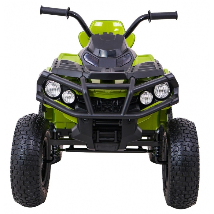 ATV Electric Copii Ramiz 90W Verde cu Suspensii și Sunete - imagine 7