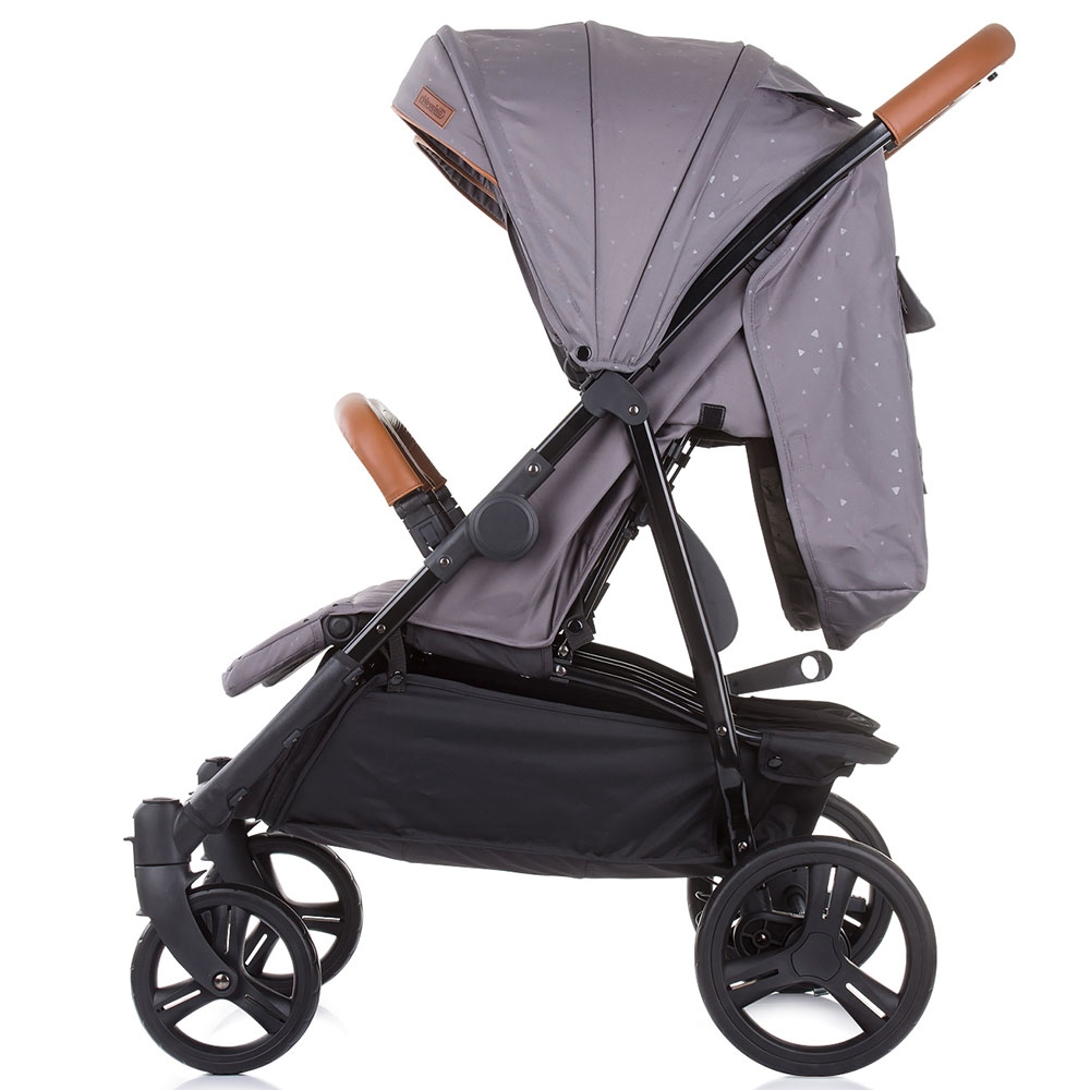 Carucior Gemeni Chipolino Passo Doble Platinum - imagine 3