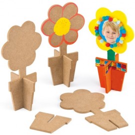 Flori Decorat MDF Baker Ross | Set 3 Bucți