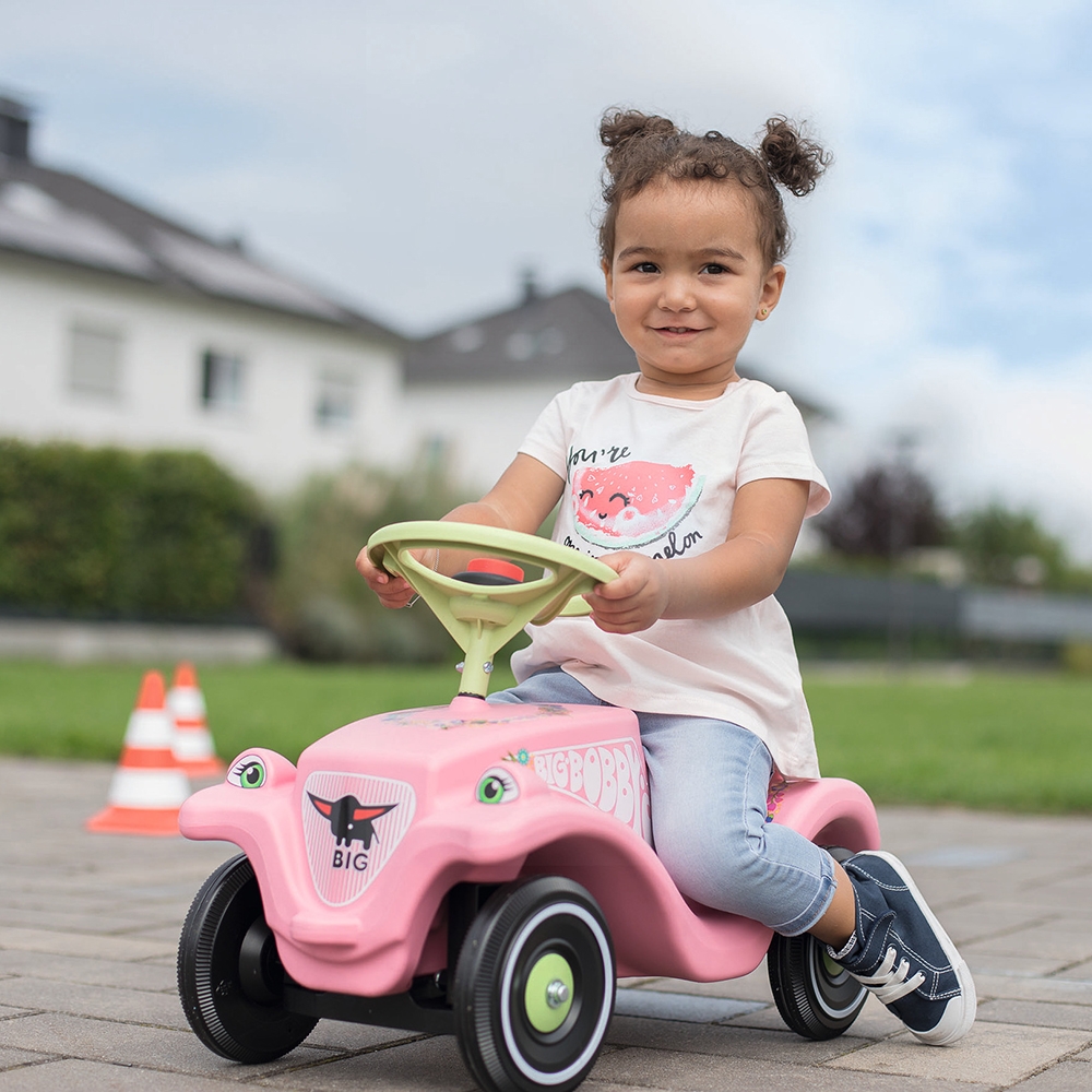 Big Bobby Car Classic Flower Masinuta fara pedale