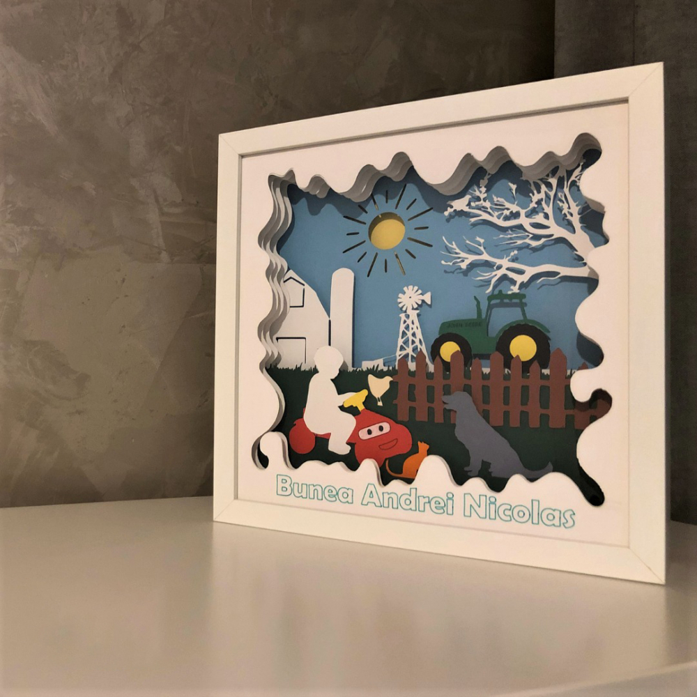Tablou Luminos Baietel 022 - Noorhandmadeatelier - imagine 5