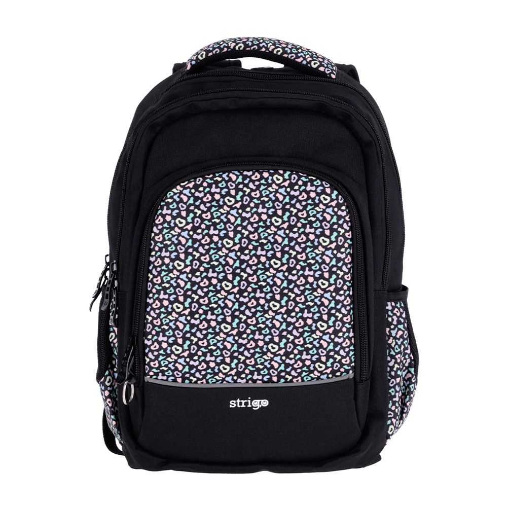 Ghiozdan Strigo Misty+ Black Pastel 24L