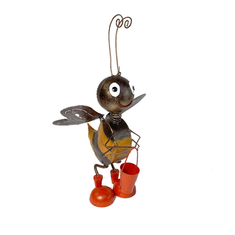 Decor Grădină Albină cu Galeată Diverse | 37cm - imagine 5