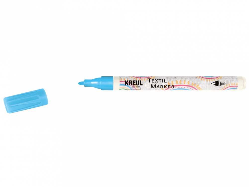 Marker Textil Kreul Vârf Fin 1-2 mm, 11 Culori