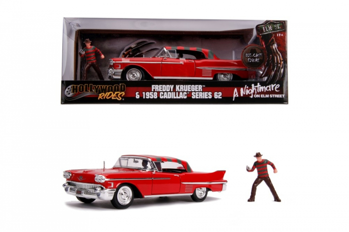 Jadatoys Freddy Krueger Cadillac 1:24