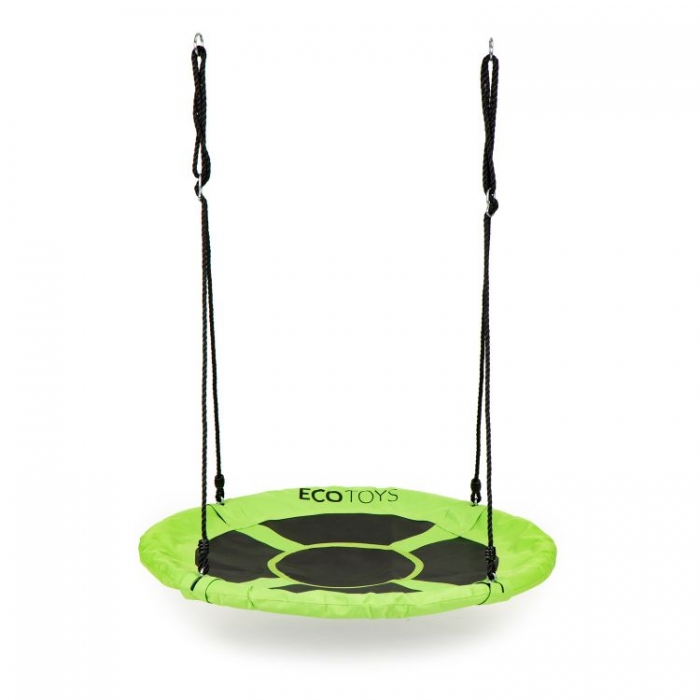 Leagan Cuib Ecotoys 100cm Verde - Siguranta Maxima