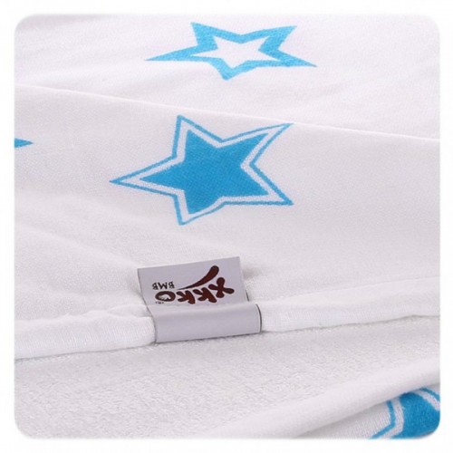 Paturica Bambus 70x130cm Cyan Stars XKKO