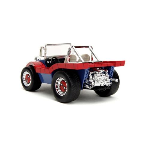Jada Spider-Man Buggy Metalic 1:24 cu Figurină - imagine 5