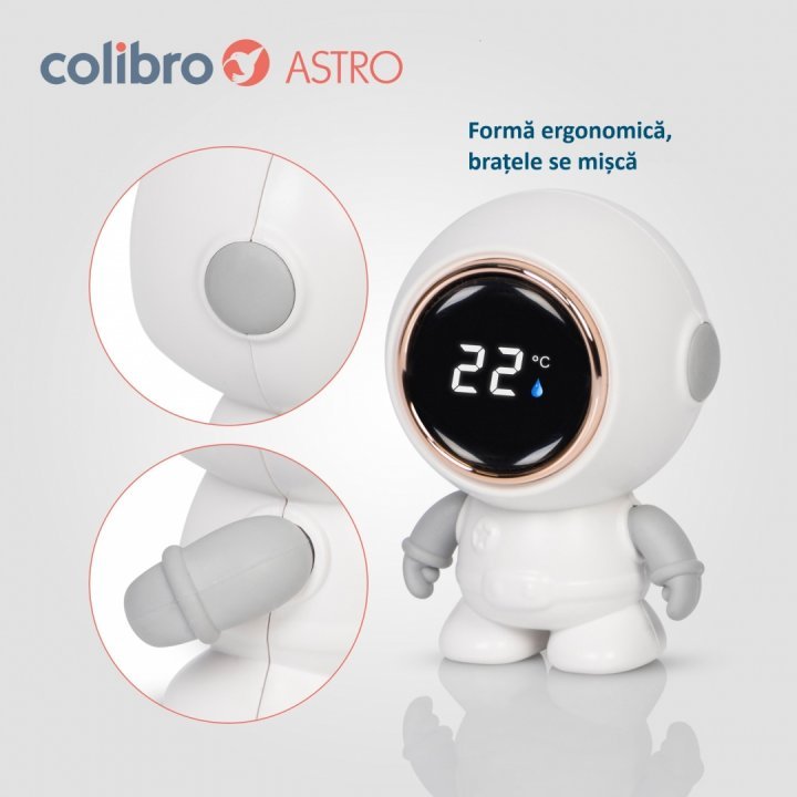 Termometru 3 in 1 Colibro Cosmonaut LED - imagine 8