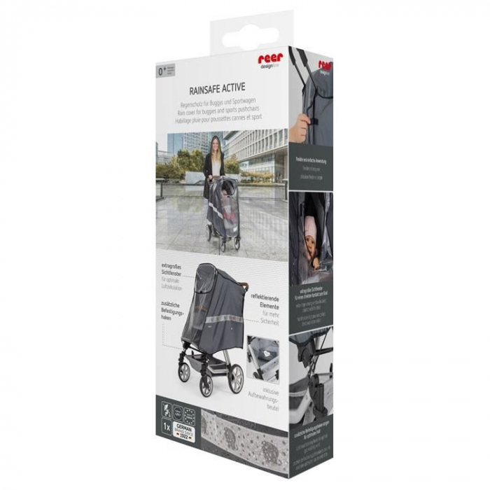 Husa Ploaie Reer RainSafe Active, Carucior Sport