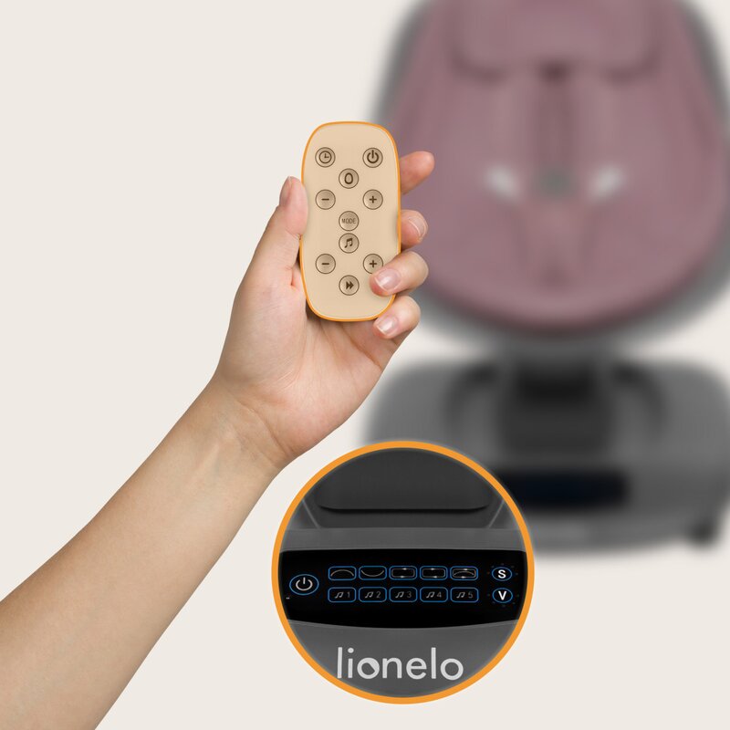 Balansoar Lionelo Blossom - Liniste instant bebelus - imagine 3