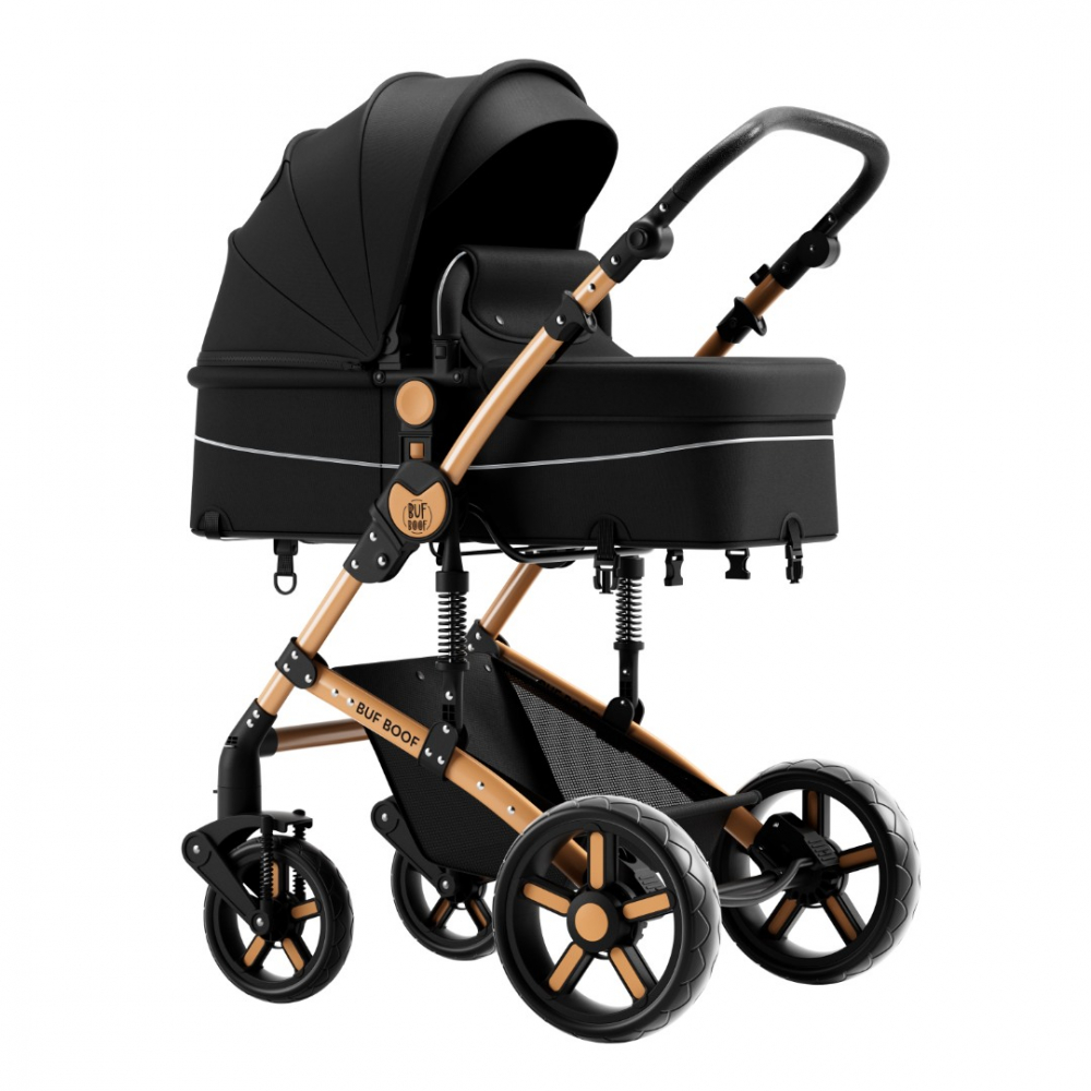 Buf Boof A1 Deluxe Grey 2-in-1 Carucior - imagine 4