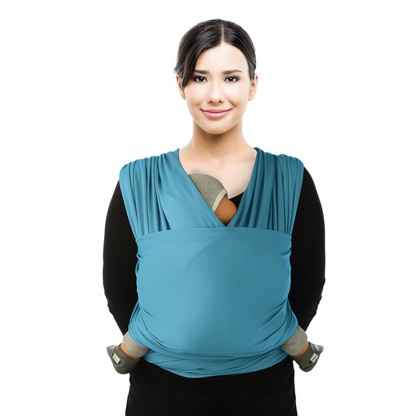 Wrap Elastic Tricot Slen Cool Babylonia Aqua - imagine 2