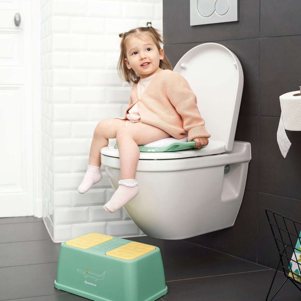 Reductor WC Badabulle Verde cu Manere - imagine 7