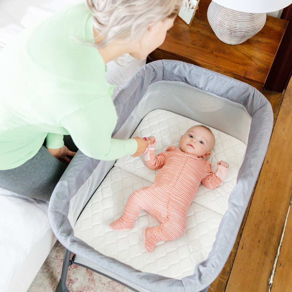 Patut Graco Side by Side 2in1 Pliabil, cu Saltea - imagine 7