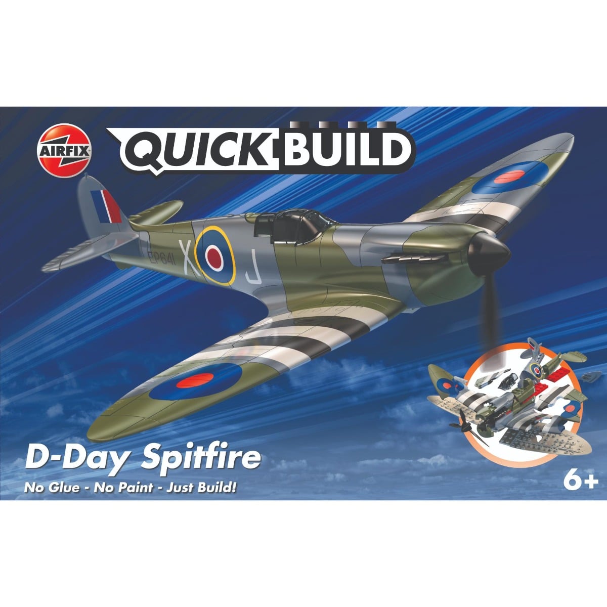 Airfix Quickbuild Spitfire D-Day, 34 piese